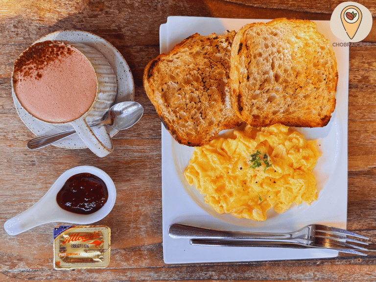 เมนูเครื่องดื่มและอาหารเช้า